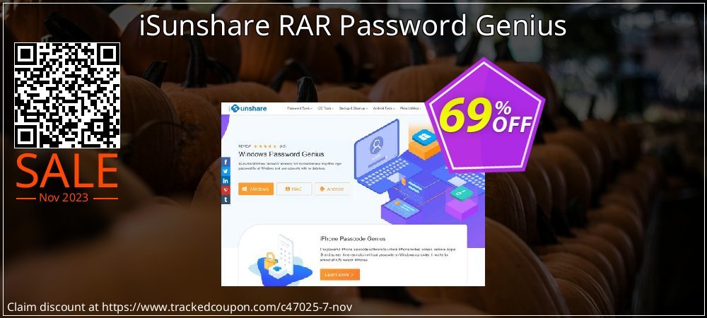 iSunshare RAR Password Genius coupon on April Fools' Day sales
