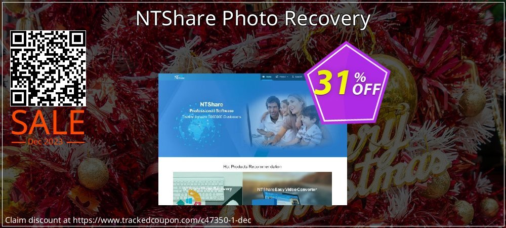 NTShare Photo Recovery coupon on World Party Day offering discount