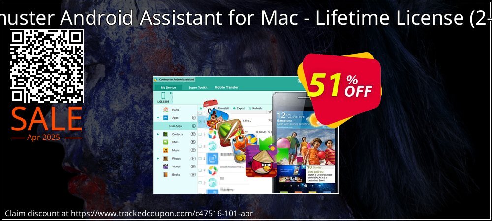 Coolmuster Android Assistant for Mac - Lifetime License - 5 PCs  coupon on World Party Day sales