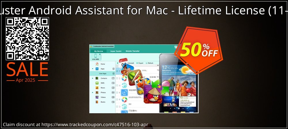 Coolmuster Android Assistant for Mac - Lifetime License - 15 PCs  coupon on Virtual Vacation Day deals