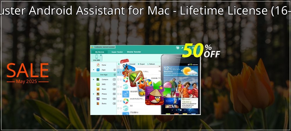 Coolmuster Android Assistant for Mac - Lifetime License - 16-20PCs  coupon on World Password Day offering discount