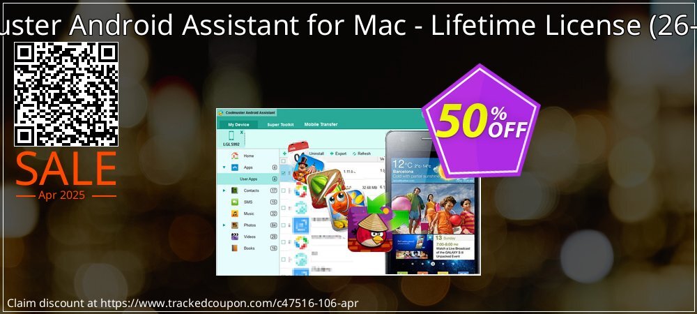 Coolmuster Android Assistant for Mac - Lifetime License - 30 PCs  coupon on Palm Sunday offering discount