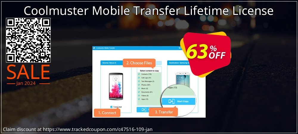 Coolmuster Mobile Transfer Lifetime License coupon on National Smile Day sales