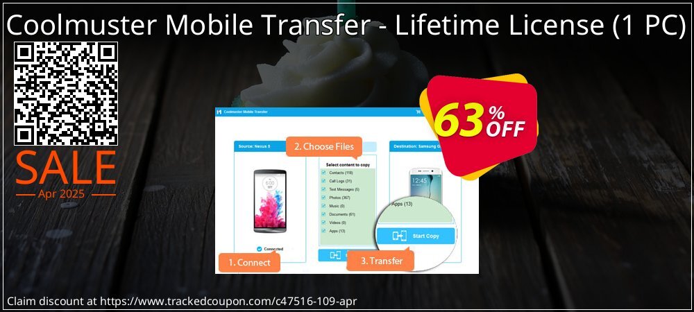 Coolmuster Mobile Transfer Lifetime License coupon on National Smile Day sales