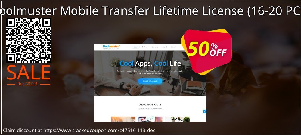Coolmuster Mobile Transfer Lifetime License - 16-20 PCs  coupon on Melbourne Cup Day deals