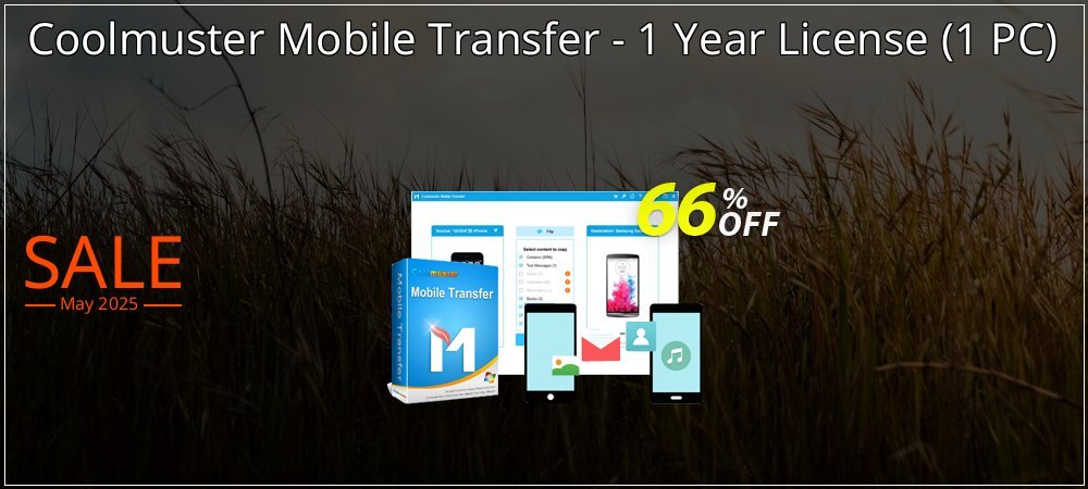 Coolmuster Mobile Transfer 1 Year License coupon on World Party Day super sale