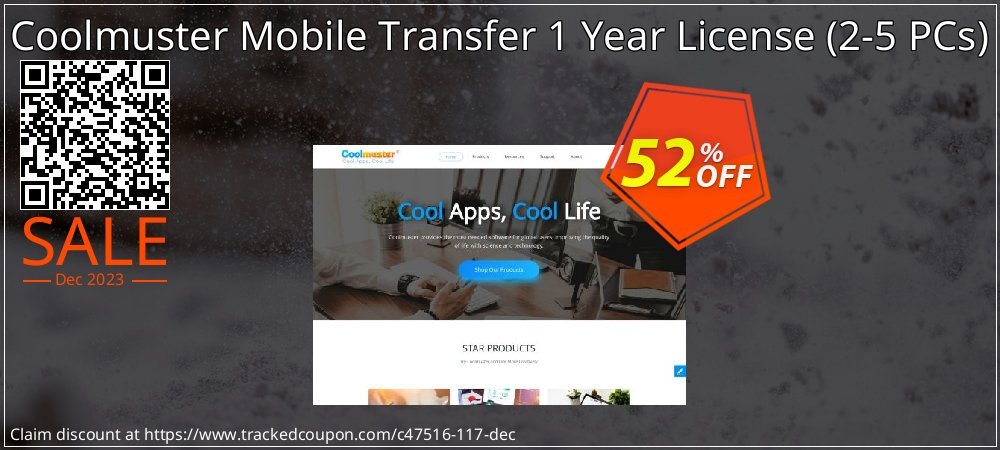 Coolmuster Mobile Transfer 1 Year License - 2-5 PCs  coupon on April Fools' Day discounts