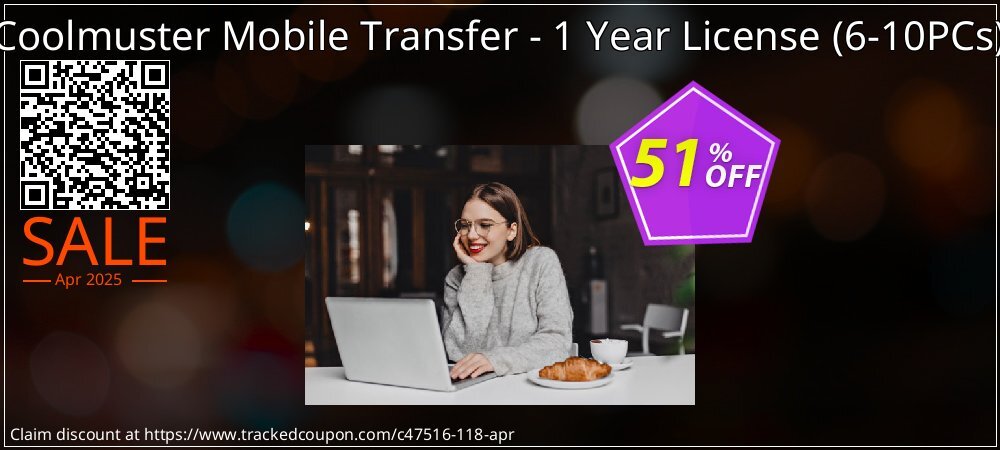 Coolmuster Mobile Transfer 1 Year License - 6-10 PCs  coupon on Easter Day promotions