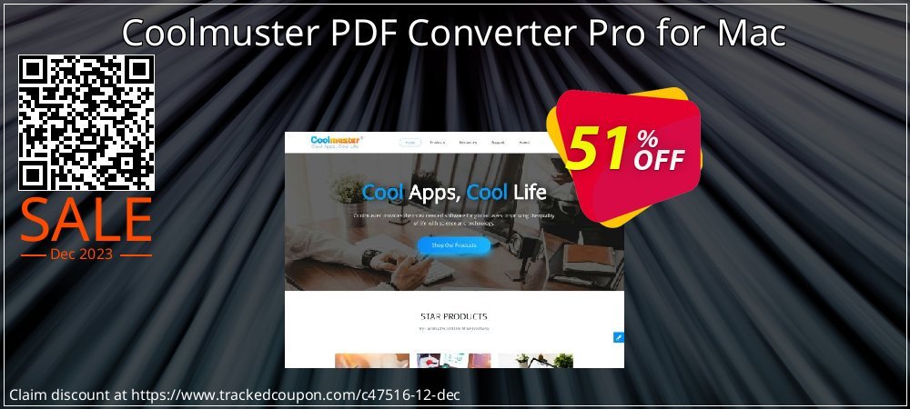 Coolmuster PDF Converter Pro for Mac coupon on April Fools Day sales