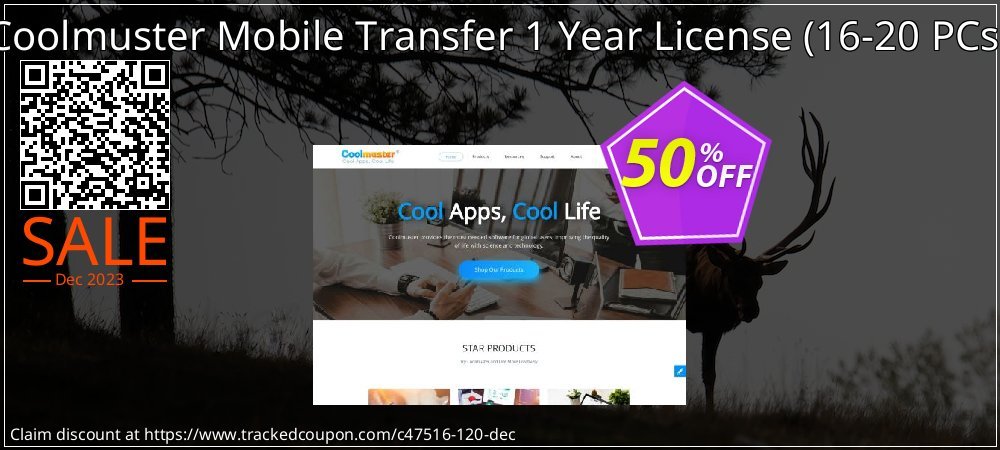 Coolmuster Mobile Transfer 1 Year License - 16-20 PCs  coupon on National Walking Day deals