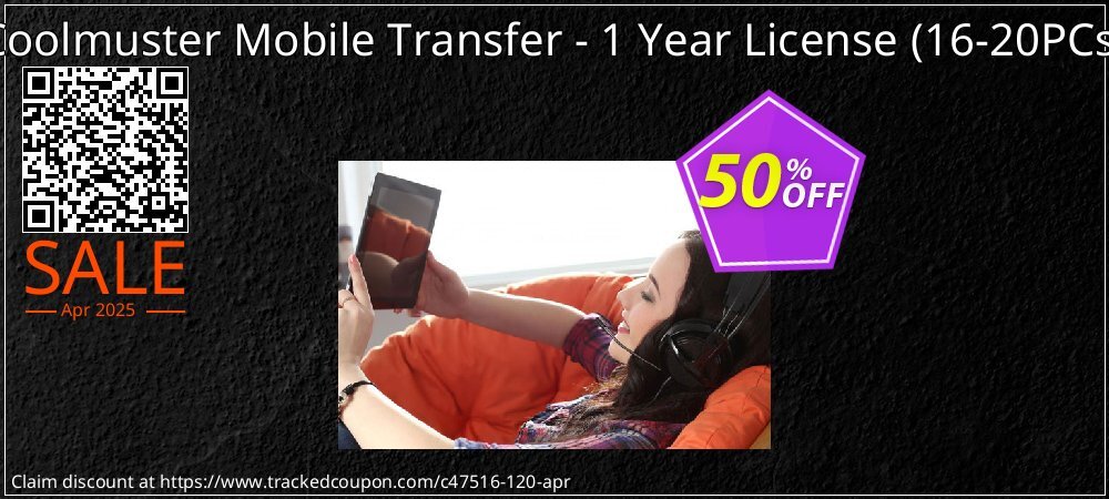 Coolmuster Mobile Transfer 1 Year License - 16-20 PCs  coupon on National Walking Day deals