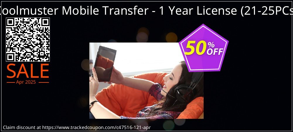 Coolmuster Mobile Transfer 1 Year License - 21-25 PCs  coupon on Palm Sunday deals