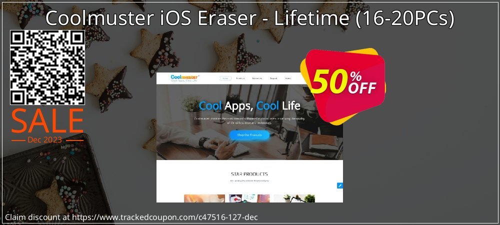 Coolmuster iOS Eraser - Lifetime - 16-20PCs  coupon on April Fools' Day promotions