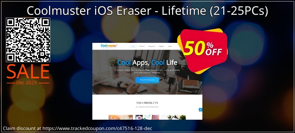 Coolmuster iOS Eraser - Lifetime - 21-25PCs  coupon on Easter Day sales