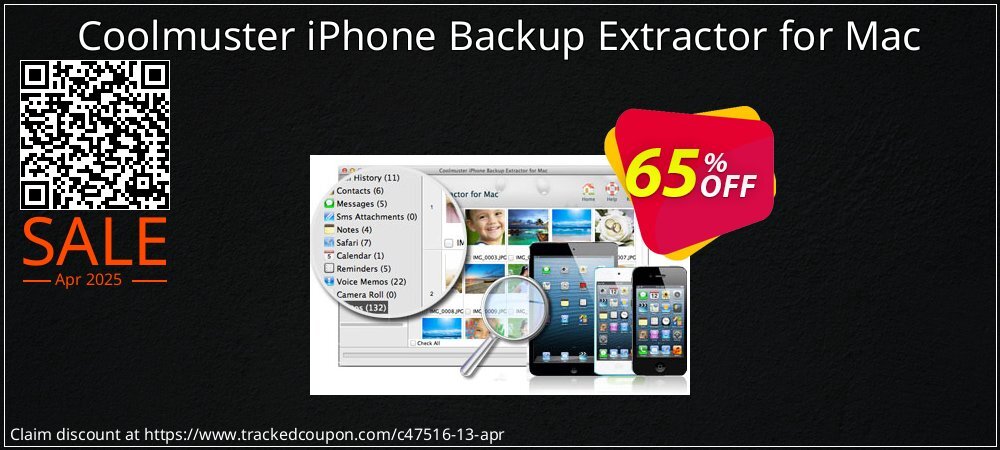 Coolmuster iPhone Backup Extractor for Mac coupon on Easter Day offer