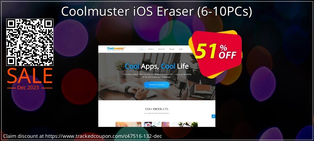 Coolmuster iOS Eraser - 6-10PCs  coupon on April Fools' Day offering discount