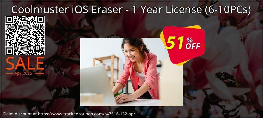 Coolmuster iOS Eraser - 1 Year License - 6-10PCs  coupon on April Fools' Day offering discount