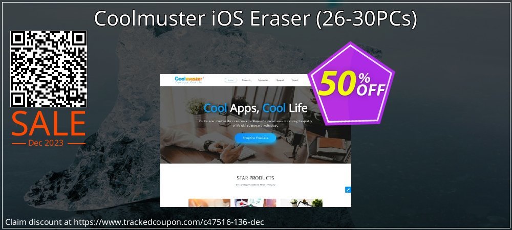 Coolmuster iOS Eraser - 26-30PCs  coupon on World Party Day promotions