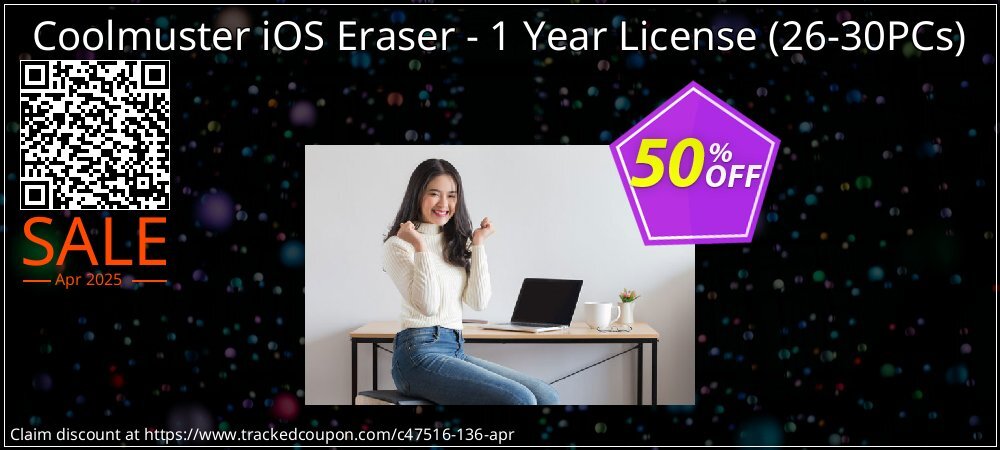 Coolmuster iOS Eraser - 1 Year License - 26-30PCs  coupon on National Loyalty Day sales