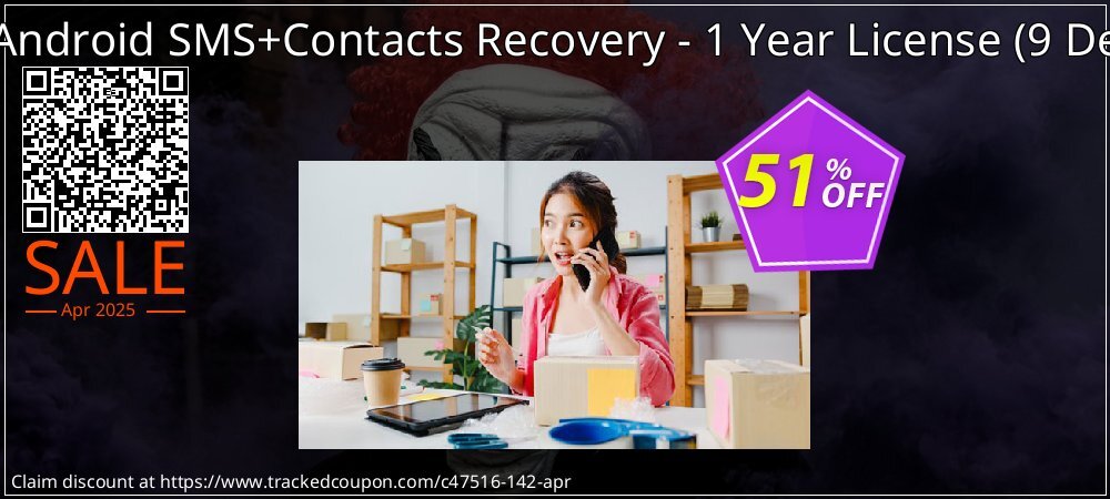 Coolmuster Android SMS+Contacts Recovery - 1 Year License - 9 Devices, 3 PCs  coupon on April Fools' Day offering sales