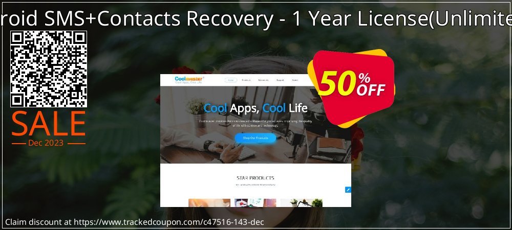 Coolmuster Android SMS+Contacts Recovery - 1 Year License - Unlimited Devices, 1 PC  coupon on Easter Day super sale