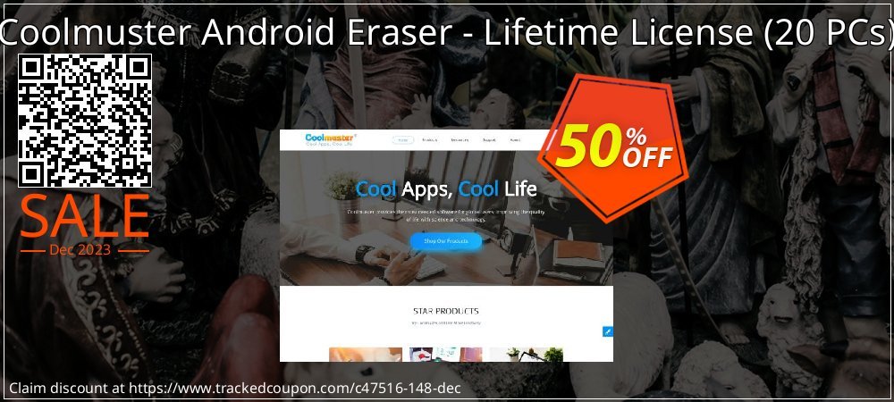 Coolmuster Android Eraser - Lifetime License - 20 PCs  coupon on Virtual Vacation Day deals
