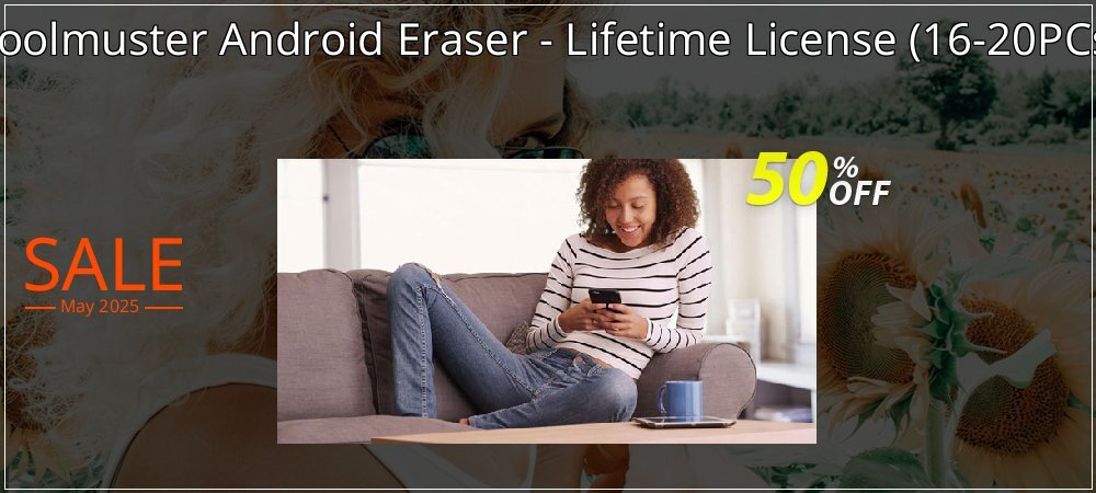 Coolmuster Android Eraser - Lifetime License - 20 PCs  coupon on Easter Day offer