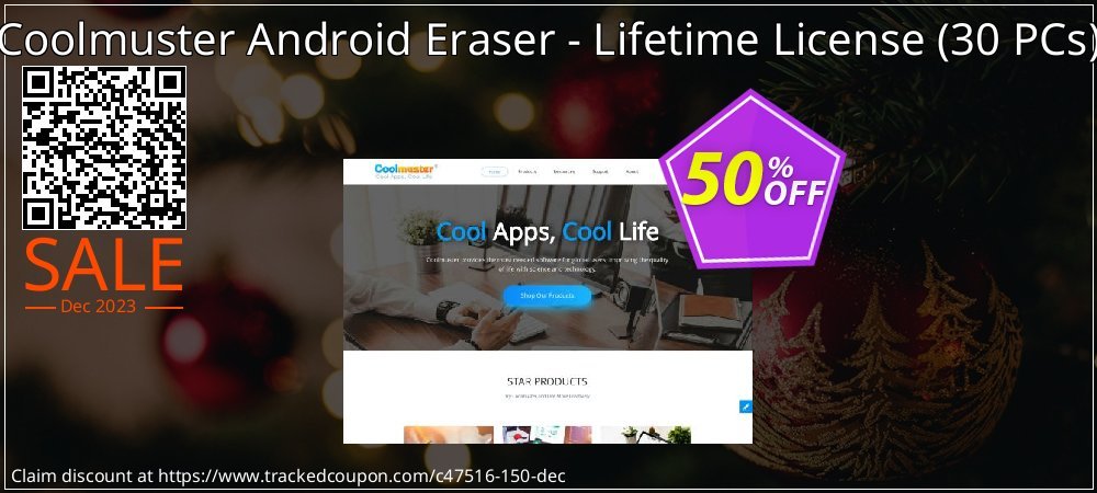 Coolmuster Android Eraser - Lifetime License - 30 PCs  coupon on Mother's Day offering sales