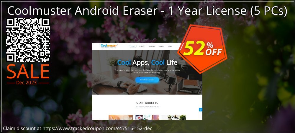 Coolmuster Android Eraser - 1 Year License - 5 PCs  coupon on National Memo Day discounts