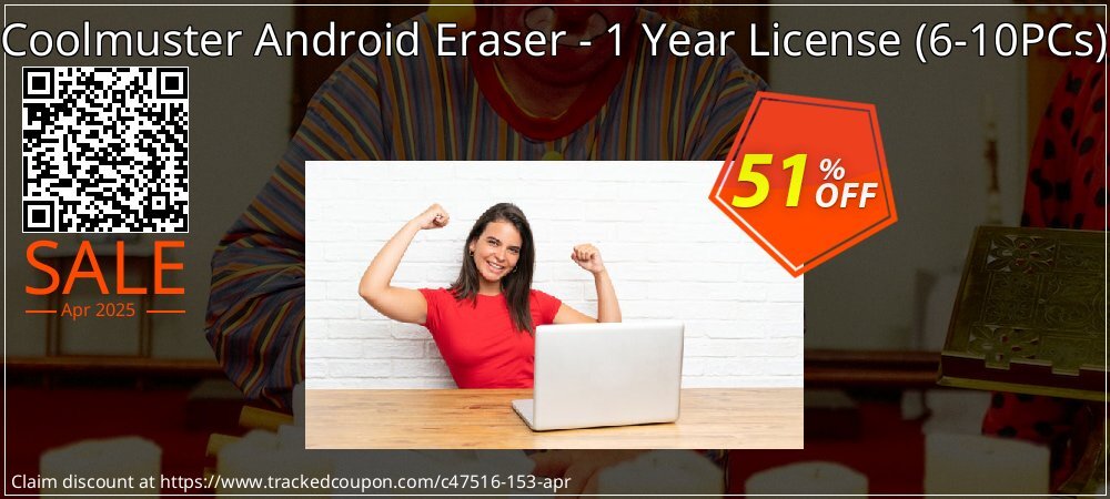 Coolmuster Android Eraser - 1 Year License - 10 PCs  coupon on Easter Day discounts