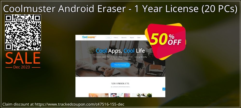 Coolmuster Android Eraser - 1 Year License - 20 PCs  coupon on National Walking Day sales