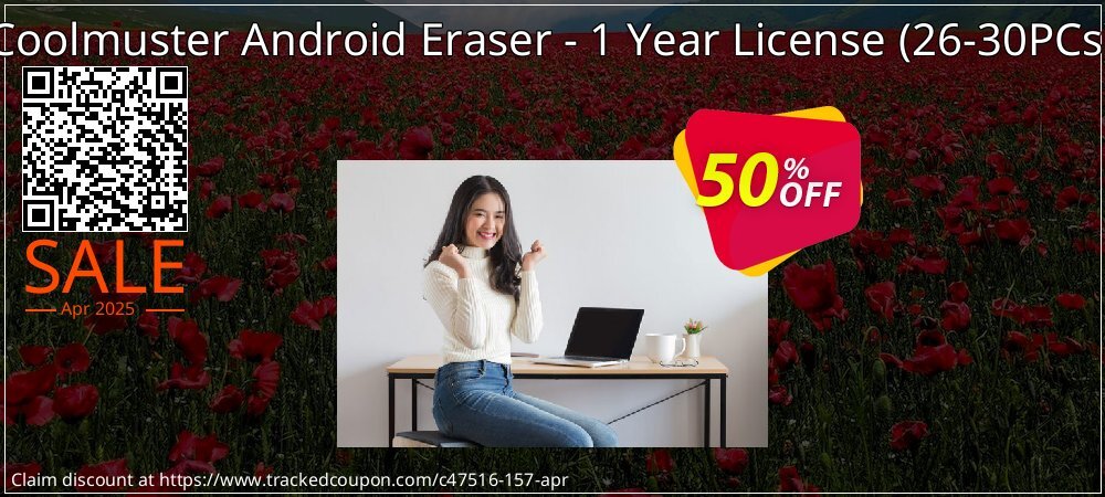 Coolmuster Android Eraser - 1 Year License - 26-30PCs  coupon on Working Day discount