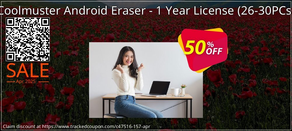 Coolmuster Android Eraser - 1 Year License - 30 PCs  coupon on April Fools' Day offer