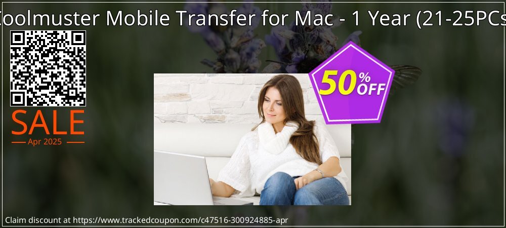 Coolmuster Mobile Transfer for Mac 1 Year - 21-25 PCs  coupon on World Backup Day sales