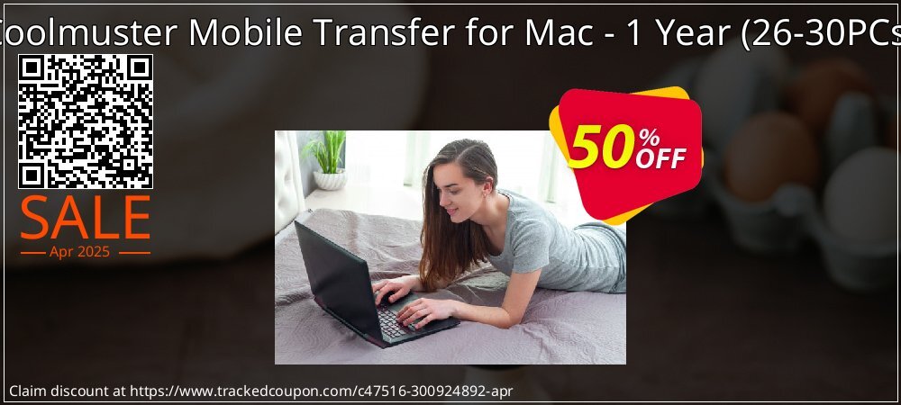 Coolmuster Mobile Transfer for Mac 1 Year - 26-30 PCs  coupon on April Fools' Day promotions