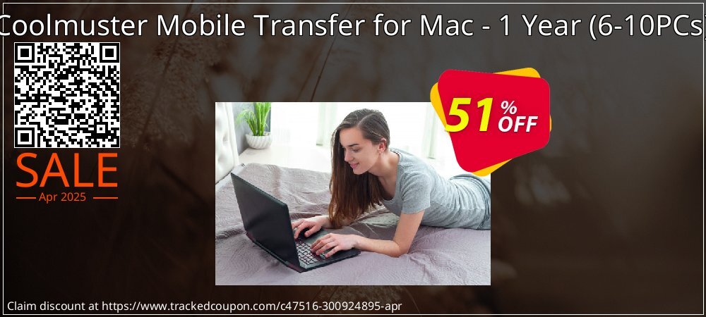 Coolmuster Mobile Transfer for Mac 1 Year - 6-10 PCs  coupon on National Walking Day offer