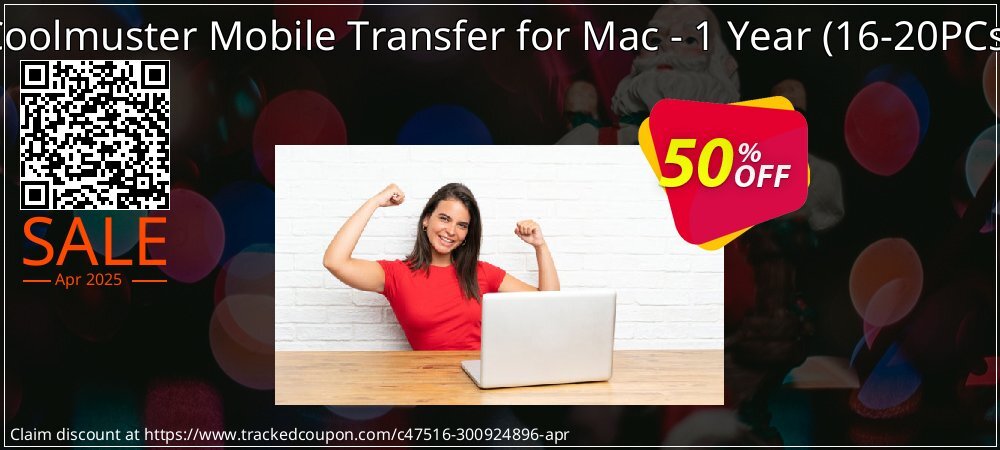 Coolmuster Mobile Transfer for Mac 1 Year - 16-20 PCs  coupon on World Party Day discount