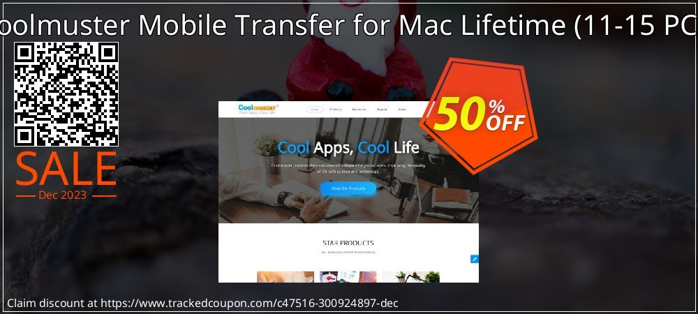Coolmuster Mobile Transfer for Mac Lifetime - 11-15 PCs  coupon on April Fools' Day offering discount