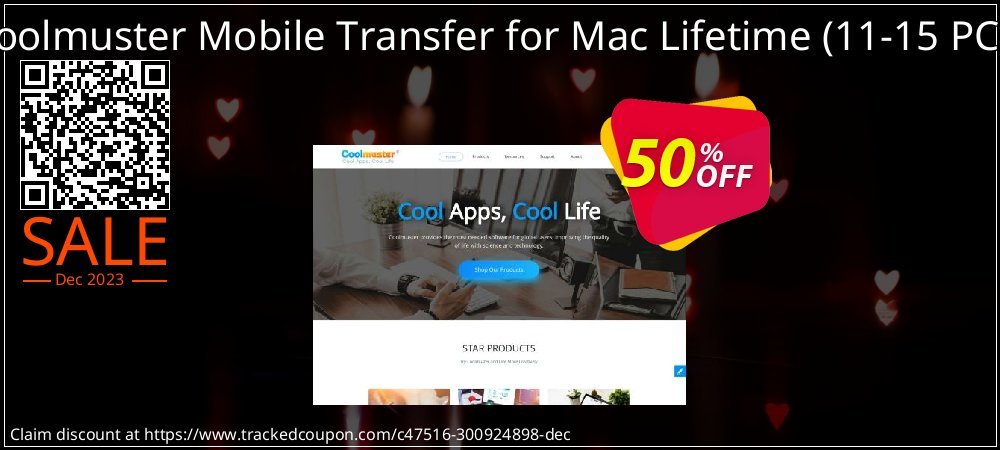 Coolmuster Mobile Transfer for Mac Lifetime - 11-15 PCs  coupon on Virtual Vacation Day offering discount