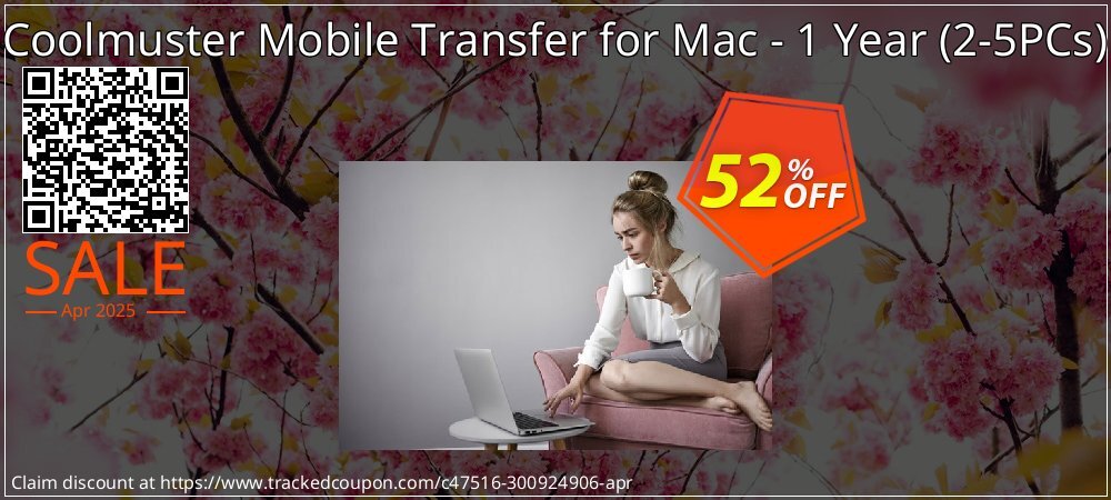 Coolmuster Mobile Transfer for Mac 1 Year - 2-5 PCs  coupon on World Party Day offering discount