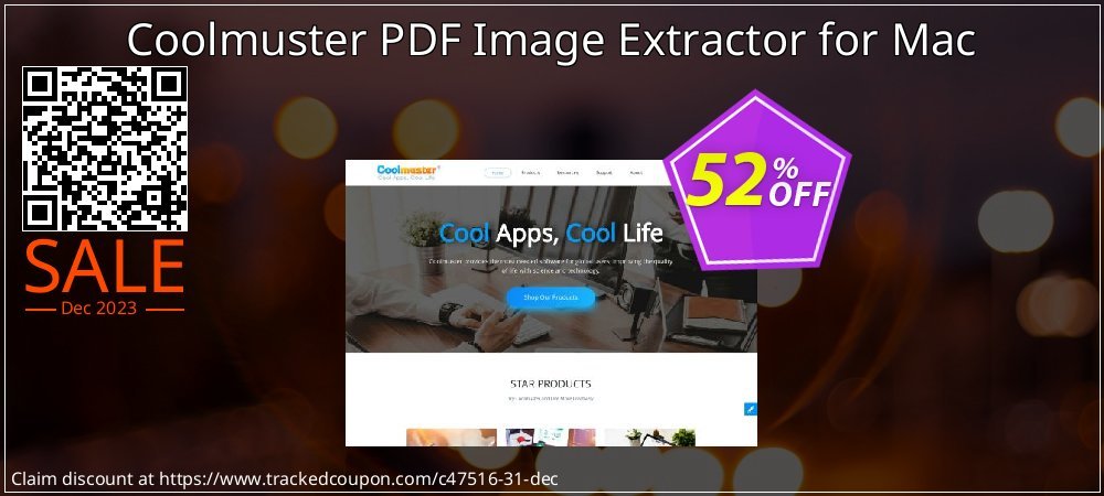 Get 50% OFF Coolmuster PDF Image Extractor for Mac discount