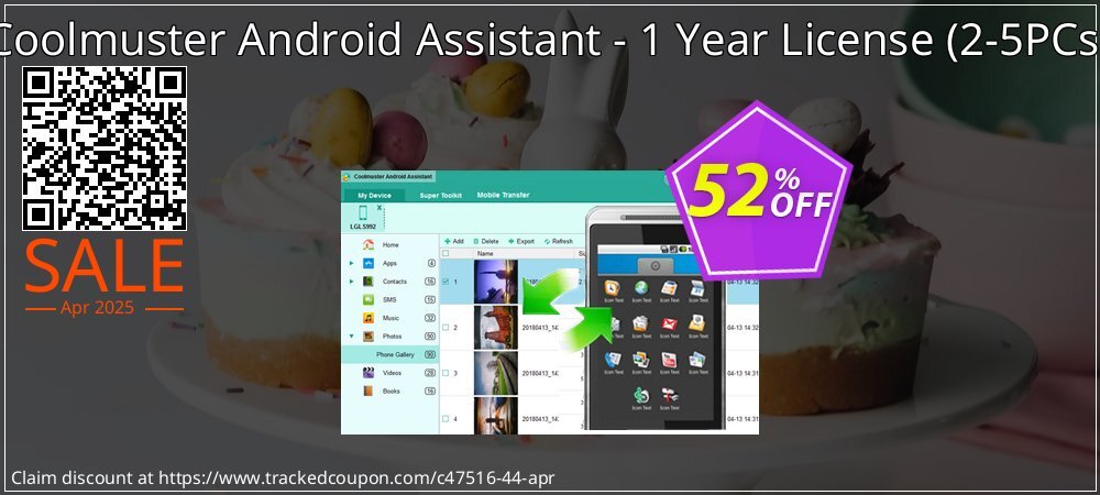 Coolmuster Android Assistant - 1 Year License - 5 PCs  coupon on Tell a Lie Day super sale