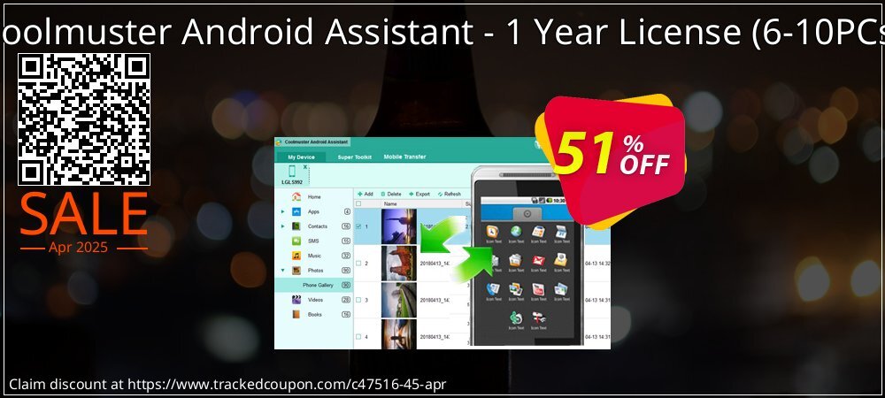 Coolmuster Android Assistant - 1 Year License - 6-10PCs  coupon on National Walking Day discounts