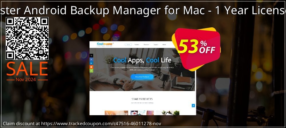 Coolmuster Android Backup Manager for Mac - 1 Year License - 5 PCs  coupon on Constitution Memorial Day deals
