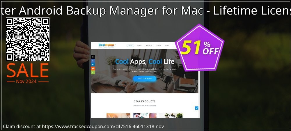 Coolmuster Android Backup Manager for Mac - Lifetime License - 5 PCs  coupon on Constitution Memorial Day offering sales