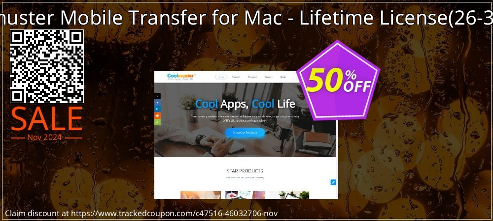 Coolmuster Mobile Transfer for Mac - Lifetime License - 26-30PCs  coupon on National Loyalty Day sales
