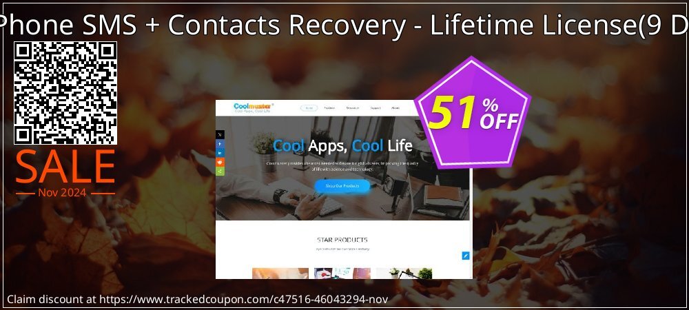 Coolmuster iPhone SMS + Contacts Recovery - Lifetime License - 9 Devices, 3 PCs  coupon on World Password Day offering discount