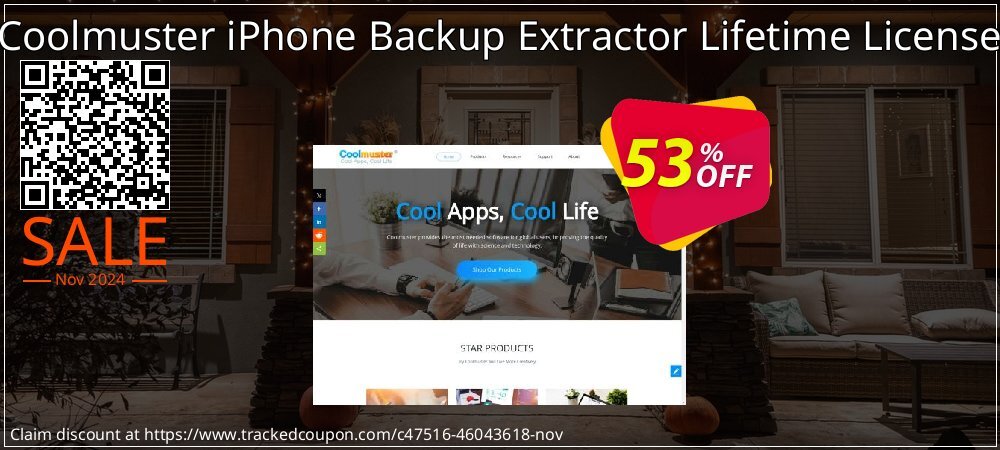 Coolmuster iPhone Backup Extractor - Lifetime License - 1 PC  coupon on Constitution Memorial Day offering discount