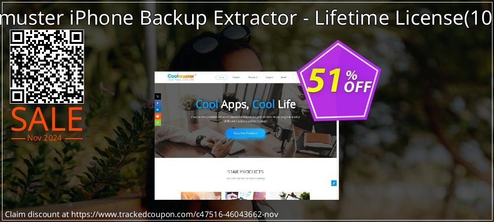 Coolmuster iPhone Backup Extractor - Lifetime License - 10 PCs  coupon on Working Day discount