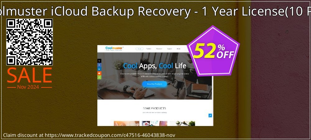 Coolmuster iCloud Backup Recovery - 1 Year License - 10 PCs  coupon on Constitution Memorial Day promotions